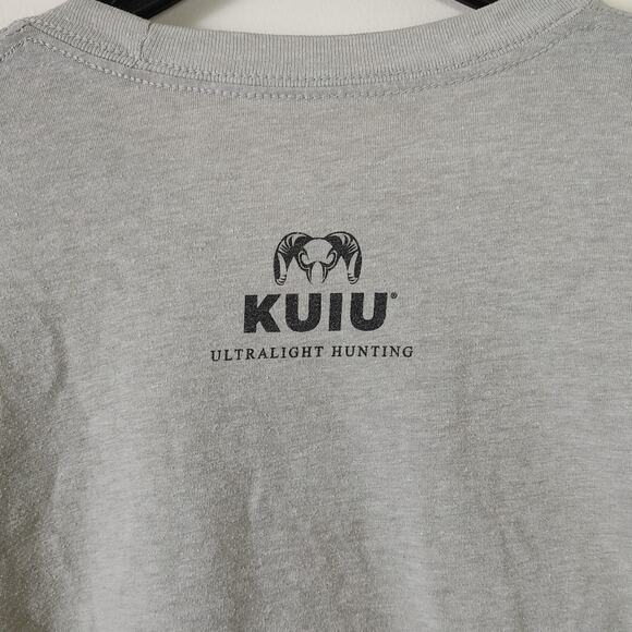 KUIU T-Shirt Men S Green Cotton Blend Hunting Outdoors Crewneck Short Sleeve - Picture 4 of 6